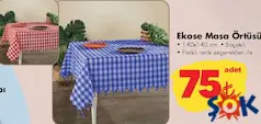 EKOSE MASA ÖRTÜSÜ 140X140 CM fiyat ve kampanya bilgisi